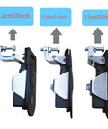 Side view of 4 Pack Flush Mount Compression Latches with Trigger Action, showing varied sizes, for RV truck doors and tool boxes.