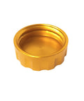 Gold anodized Rear Brake Fluid Reservoir Cap With CNC Aluminum Alloy Body Dope Look Gold Finish Oil Cap Cylinder Cover universal fit