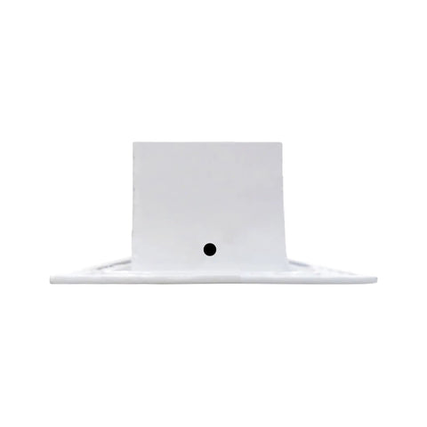 Front view of 24 Inch Linear Slot Diffuser White Air Vent Cover For Ceiling Walls And Floors Slick Modern Decorative AC Vent Grille