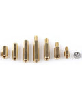 Brass M2 M3 Standoff Assortment Kit For DIY Friendly Motherboard PCB Spacers And Circuit Board Hardware With Female To Female And Female To Male Standoffs Screws Nuts And Spacers, brass hex standoffs and screw