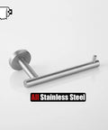 Sturdy 304 Stainless Steel Toilet Paper Holder With 5 Inch Roll Capacity, Brushed Nickel Wall Mount, Thick 0.8mm Tube