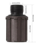 Rock Solid Heavy Duty Chromoly Freehub Body For Mountain Bikes With Sealed Bearings And Dust Resistant Ratchet System Fits 8 9 10 Speed Drivetrains: side view with dimensions
