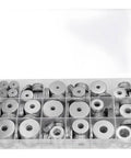 304 Stainless Steel Flat Washer Kit 290 Pc Assorted Set 15 Sizes From M3 To M8 Rustproof For Indoor Outdoor Projects General Fastening And Assembly For Home And Workshop in organizer box