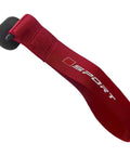 Custom Red Deco Tow Strap For Car Bumper And Trunk, Stylish Trailer Belt Plus Towing Rope Auto Exterior Bling With Abs Hook, Personalized Racing Stripe Decor That Gives Your Whip Serious Street Cred, featuring red nylon strap with ABS hook.