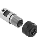 Heavy Duty Motor Shaft Collet Chuck Spring For Milling Machine Lathe And CNC Tool Holder, detailed view with threaded body and protective cap.