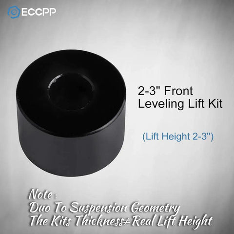Black CNC machined T6 billet spacer part of 3 Inch Differential Drop Kit For Toyota Tacoma CNC Machined T6 Billet Front Leveling Lift Kit Pro 3 Inch Lift For Tacoma Trucks Durable Suspension Upgrade Easy Install