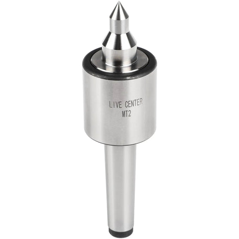 Built Tough MT2 Live Center 2MT 60 Degree Morse Taper Precision Rotary Live Center for Milling and Lathe Work, visible side view