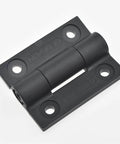 Plastic Black Torque Hinges For Doors With Damping, 1 Piece, ideal for aluminum and wood doors, rust proof, smooth close