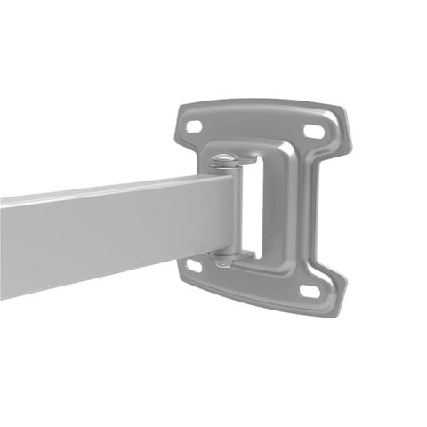 Heavy Duty Wall Mounted Monitor Arm Featuring Smooth Pneumatic Lift Bracket with durable silver metal hinge detail.
