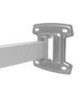 Close-up of the mounting bracket of the Extra Long Wall Mount Monitor Arm With Rock Solid Gas Spring Air Pressure Lift Bracket.