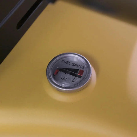 Fuel gauge indicator on Built Different 185000 Btu Forced Air Diesel Heater for performance monitoring.