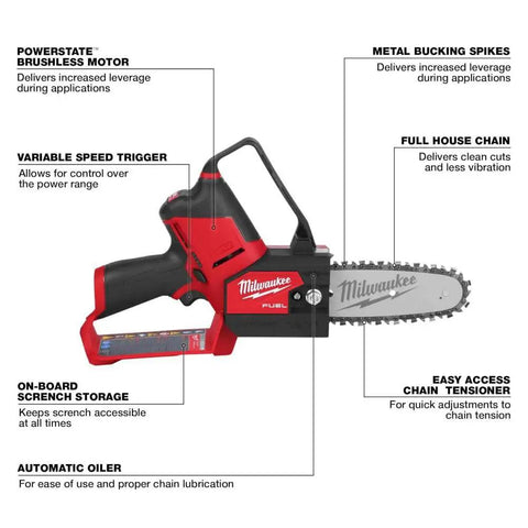 Cordless Pruning Saw 12V Six Inch Blade Model 2527-20 For Quick Branch Trimming, features and design highlights