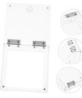 Emergency Stop Button Pro Grade Protective Cover In Transparent Acrylic For Dust And Debris Protection Easy Install Shield with hinges