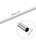 uxcell 304 stainless steel capillary tube, 8mm OD x 0.2mm wall, 200mm length