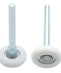 Quiet White Nylon Garage Door Rollers With 1.8 Inch Wheels And 4 Inch Stems, Easy Swap For Garage Tracks, Premium Sealed 11 Ball Bearings
