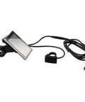 M5 LCD Display for E Bikes and Electric Scooters 5 Pin Interface with cables and mounting bracket, side view
