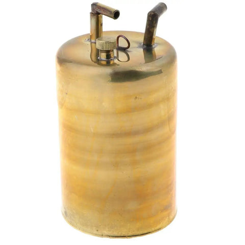 Premium Heavy Duty All Alloy Brass Oil Cane Paired With Tough Leather Bellow Pump For Precision Welding And Metal Fab Garage Shop Everyday Maintenance Staple, 85x115mm.