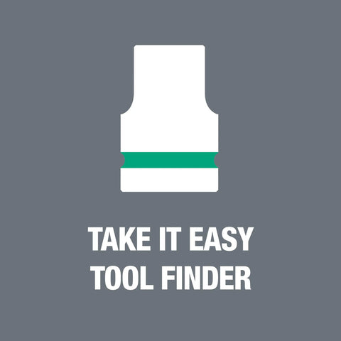 Diagram of tool finder showing part of Ultra Slim 29 Piece Metric Ratchet Set With Three Eighths Inch Drive Zyklop Metal Build Switch Lever.