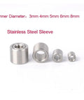Top Shelf Stainless Steel Sleeve Bushing Built Tough For Rough Jobs Featuring Wear Resistant Finish And Precision Inner Guide Dimensions available in 3mm, 4mm, 5mm, 6mm, or 8mm sizes.