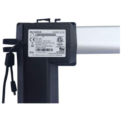 DeltaDrive Motor Actuator Replacement Kit for Electric Recliner Lift Chair showing label and part details