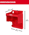Heavy Duty Red Tool Station With Modular Stackable Layout For Hardworking Contractors And Tradesmen Featuring Kickass Impact Resistance and Job Ready Storage dimensions.