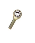Male rod end joint 1 pack AM-7T style alloy steel linkage connector with hard chrome ball and PTFE-lined race shown closely