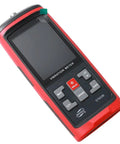 Handheld Digital Vibration Meter 3 In 1 Tester For Motors And Bearings Pro Grade Vibrometer Measuring Acceleration Velocity And Displacement Real Time Waveforms On A HD TFT Screen For Quick Diagnostics, red handheld device