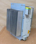 Psi6000/6300 industrial inverter drive model 6300.637 L2 R911330142-AF1, side view showing cooling fins and connectors