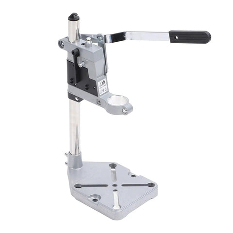 All-Purpose Bench Drill Stand With Aluminum Alloy Frame And 25mm By 400mm Stainless Steel Column, side view