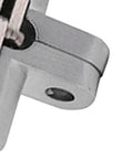 Close-up view of Invisible Cabinet Hinge For Sliding Doors 180 Degree Cross Hidden Zinc Alloy Hinge OEBUAFI 43.7mm part