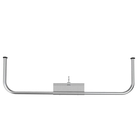 Wing Span Wall Standoff Ladder Accessory for Aluminum and Fiberglass Articulating Ladders, silver, 50 in width, front view