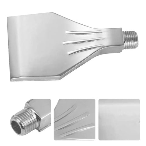 Bebemoko 2pc Aluminum Alloy Air Compressor Nozzle Set metal blowing nozzle with flat tip for precision air cleaning.