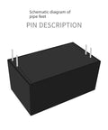 220V To 12V Isolated Power Module 30W GaN AC/DC Converter 30M12C industrial black module with pin layout diagram
