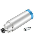 5.5kW Water Cooled ER20 CNC Spindle For 220V And 380V Systems, 125mm Shaft, 24,000 RPM, shown with ER32 chuck