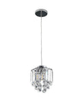 Set Of 2 Polished Crystal Pendant Lights With Cord Adjustable Hanging, Modern Crystal Pendant Lighting For Kitchen Island And Dining Room, Cafe And Restaurant Decor, Sleek And Chic Dope Vibe single light