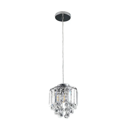 Set Of 2 Polished Crystal Pendant Lights With Cord Adjustable Hanging, Modern Crystal Pendant Lighting For Kitchen Island And Dining Room, Cafe And Restaurant Decor, Sleek And Chic Dope Vibe single light
