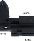 Straight Up Premium Quality Replacement Trigger Switch, 0.97in wide, 0.88in tall, fits HD saws for reliable cuts.