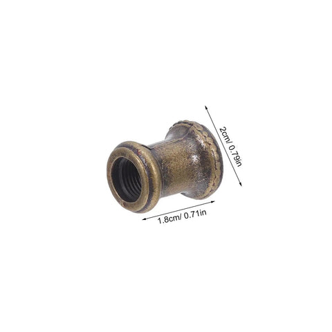 Get Your Lamps Ready With This 8 Piece Zinc Alloy Threaded Adapter Coupling Kit For Pipe Fixtures And Light Repairs Featuring Heat Resistant Build And Secure Long Thread Design To Keep Things Tight No More Loose Parts Or Broken Fittings On Your. zinc lamp nipple joiner, 2cm x 1.8cm