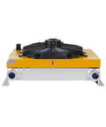 Front view of Industrial Fan Air Cooler AH1417 for Hydraulic Stations, Air-Cooled Heat Exchanger, heavy-duty blower, AC380V