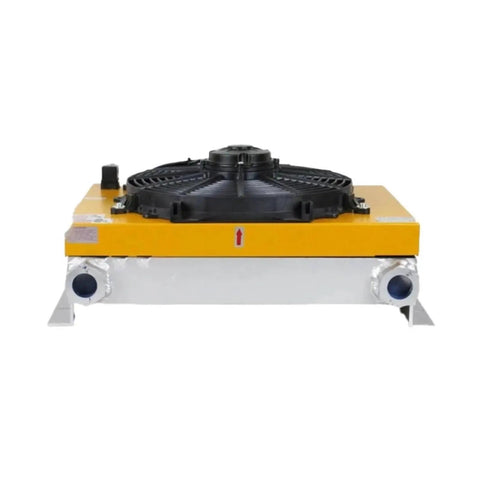 Centrifugal Blower Fan For Hydraulic System And Air Cooler AH1417 DC12V High Power And Energy Efficient With 1810 M3/H Airflow, 350mm Diameter, 6.2m2 Cooling Area, G1 Thread, 4P 140W Or 2P 230W, Ideal For Hydraulic Oil Cooler Radiator