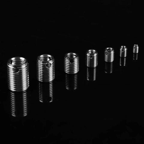 58Pcs Self Tapping Thread Inserts Set Stainless Steel Inner Thread Inserts Kit To Beef Up Fasteners And Helical Screws Durable Vibration Proof High Hardness Long Lasting Easy To Install Reinforcement For Repair Projects stainless steel inserts