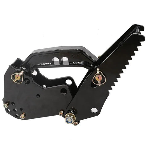 Universal Backhoe Thumb Attachment For Three And A Quarter Inch Boom Width With Heavy Duty Black Powder Coated Steel