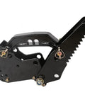 Universal Backhoe Thumb Attachment For 3.25 Inch Boom Width, Bolt-On, Black Powder Coated Steel, Built Tough Heavy-Duty Claw Style