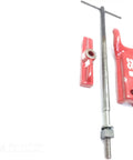 944 And 944S Boring Bar Clamp Kit With Foot Bridge T Bar Handle Nut For Vintage Boring Bar Systems, red clamp parts with T-handle