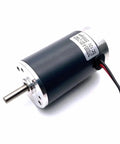 Super Cool 7W Brushed Dc Gear Motor With Strong Torque For 12V 24V Systems Operating At 2000Rpm shown side view with connectors