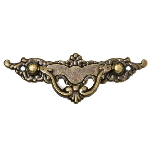 Antique Bronze Ring Drawer Pulls Four Pack Vintage Vibe Decorative Cabinet Handles With Screws Zinc Alloy Hardware
