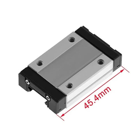 Ultra Smooth MGN12 Linear Guide Rail 500mm Set With Precision Miniature Sliding Guideway, 45.4mm width for CNC and 3D printer use.