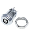 Super Tough 12 Mm Stainless Steel Security Key Lock Switch For Vending Units And Phones Double Side Pull Out Includes Two Keys Plus Hardware Quick Install Wear Resistant And Anti Rust Finish Keeps Your Stuff Locked Down Safe For Any Spot. 12mm stainless steel key lock with nut