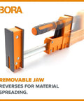 Heavy Duty 50 Inch Parallel Clamps 2 Pack Woodworking Bar Clamps With Wide Padded Jaws for material spreading