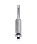 Flush Trim Router Bit One Half Inch Diameter, One Inch Cutting Height, One Quarter Inch Shank, Two Flute Carbide Tipped For Laminate